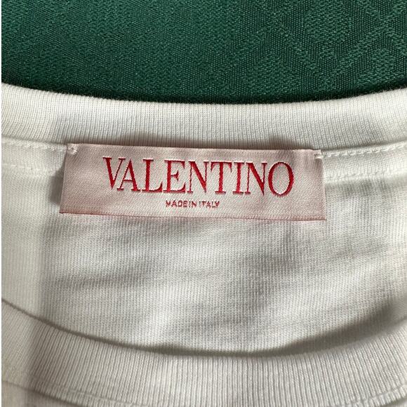 Valentino Loop Jersey T-Shirt Size M Made in Italy NWT - Picture 3 of 7